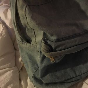 American apparel denim backpack